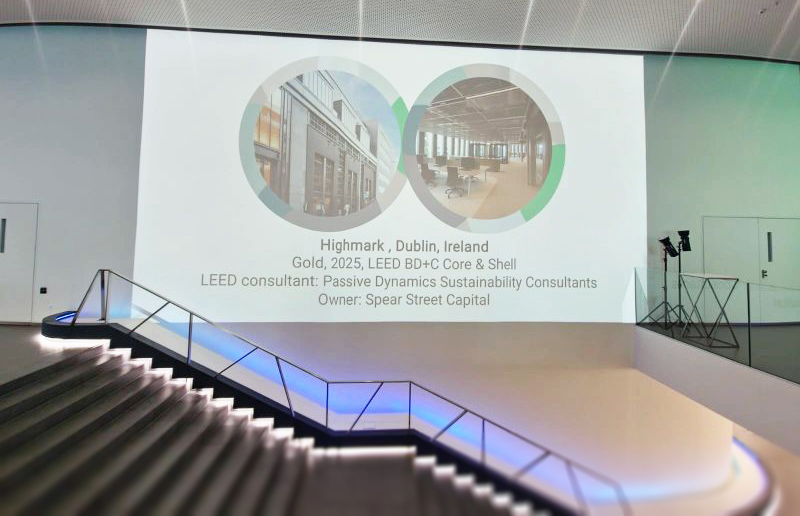 The Highmark Building, A-rated Dublin retrofit that Passive Dynamics steered to LEED Gold